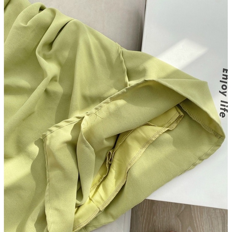Đầm yếm xanh bơ - Chitchitstore