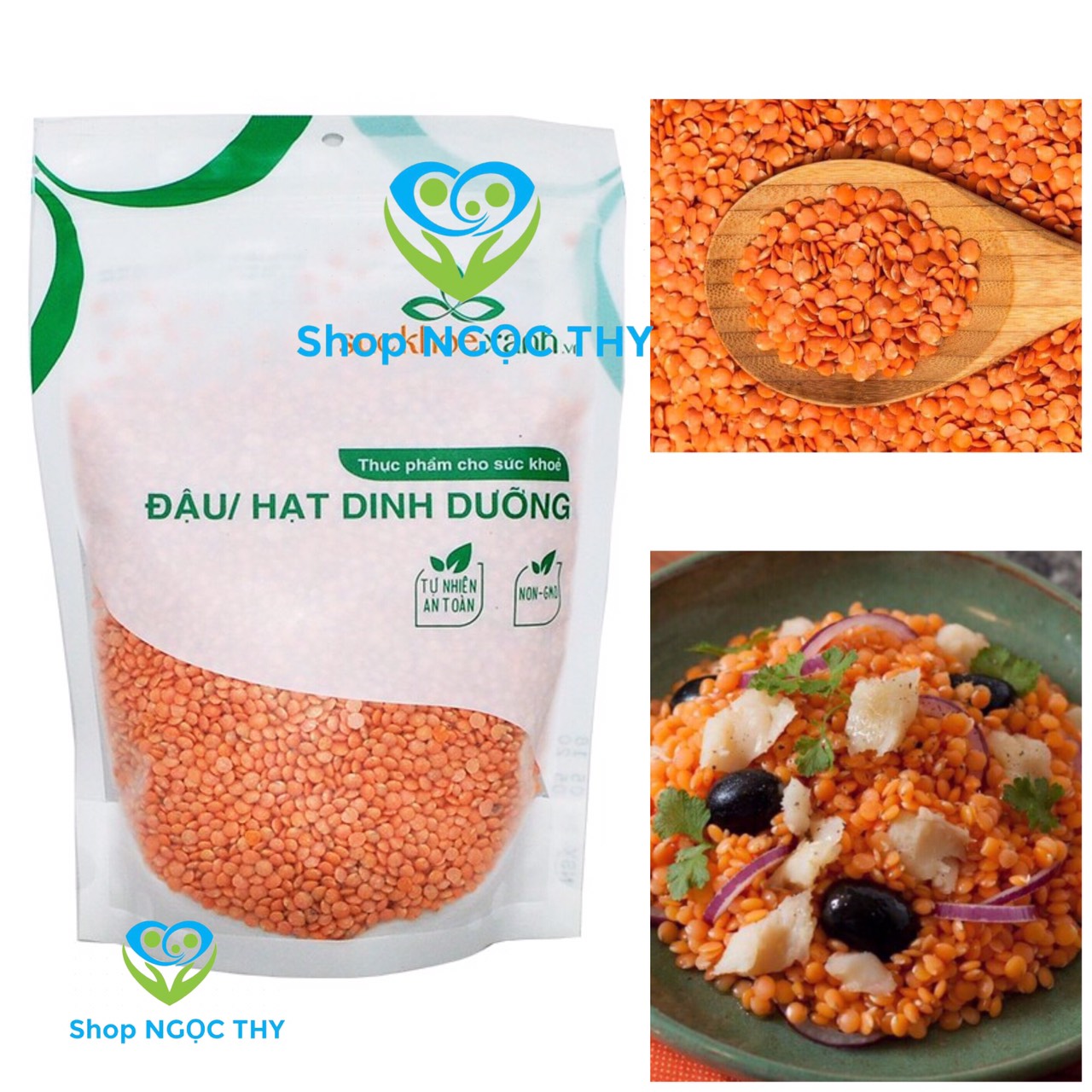 Red Lentils without seed imported from Canada
