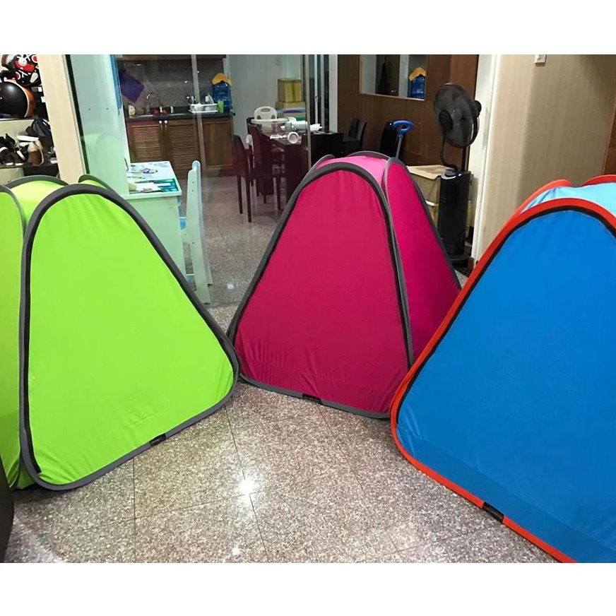Combo lều xông hơi chui đầu+Ghế+Xô+Đệm ghế