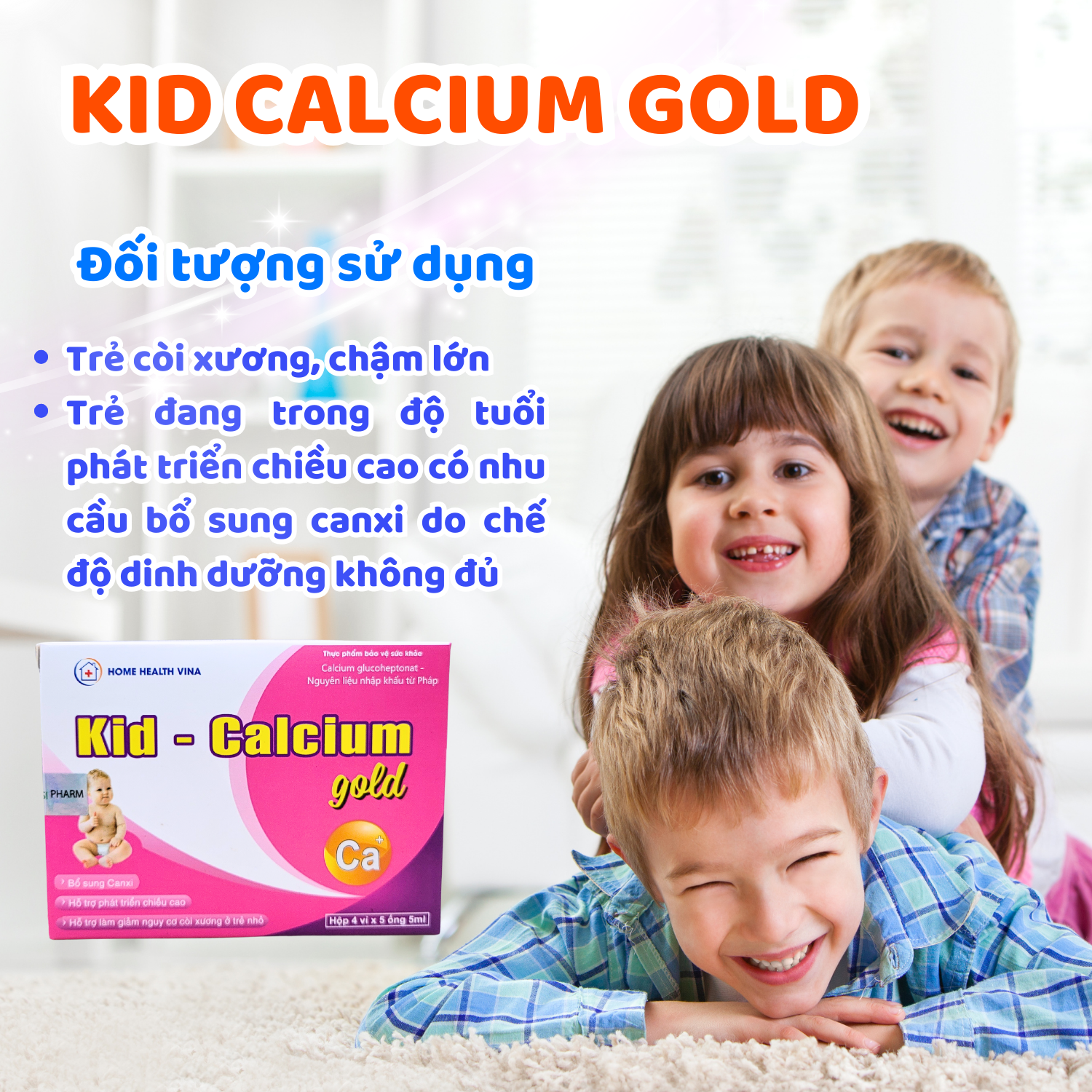 KID CALCIUM GOLD - Canxi Hữu Cơ cho trẻ