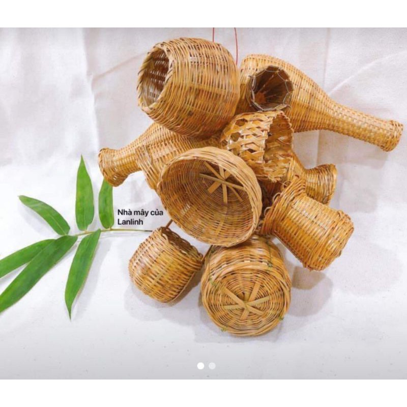 Mây tre đan chụp hình decor 25k/món