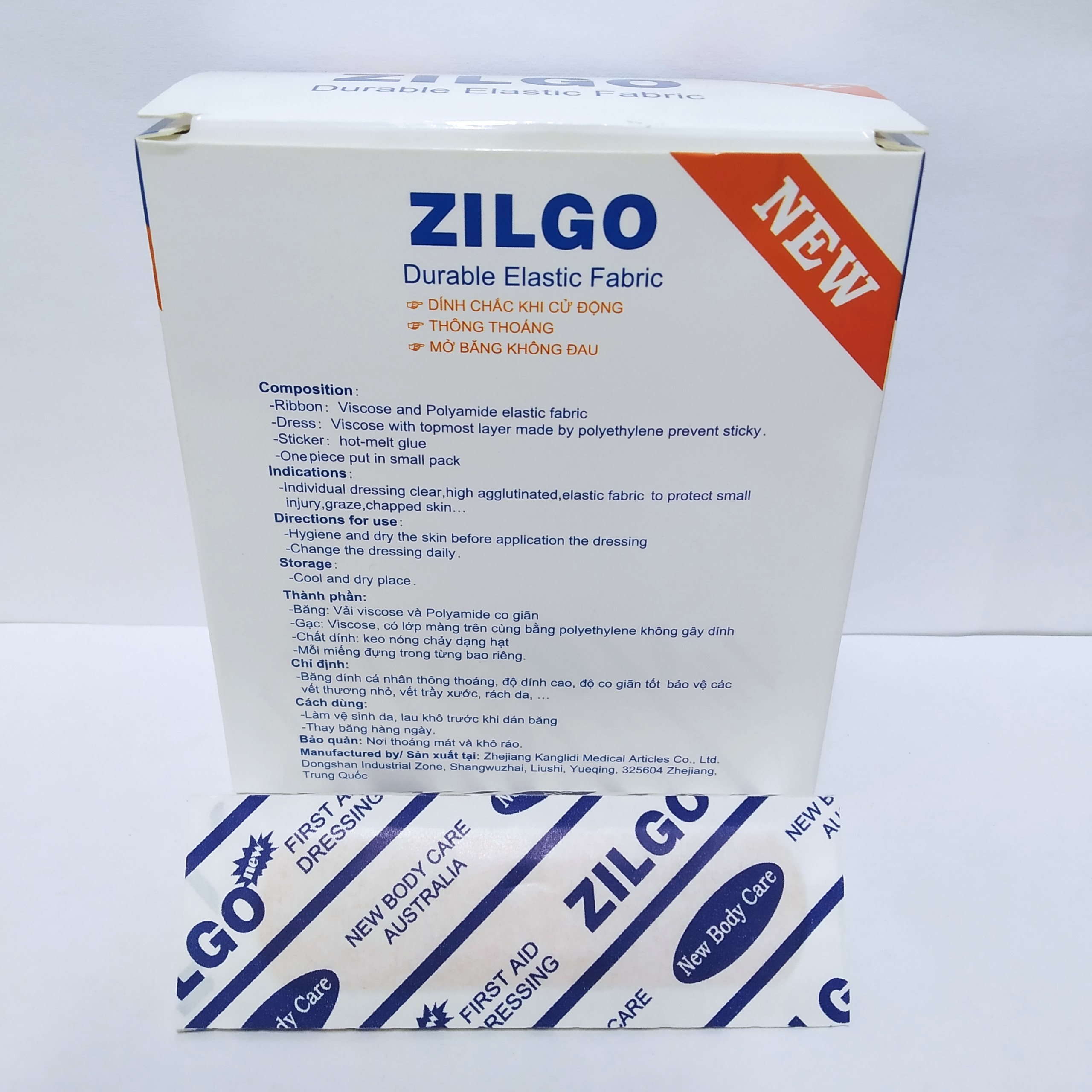 Băng cá nhân ZILGO hộp 102 miếng