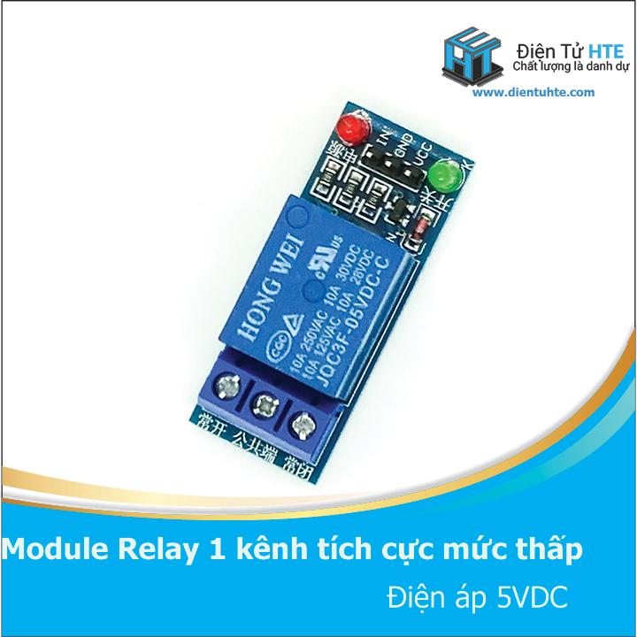 Module Relay 1 kênh mức thấp 5VDC