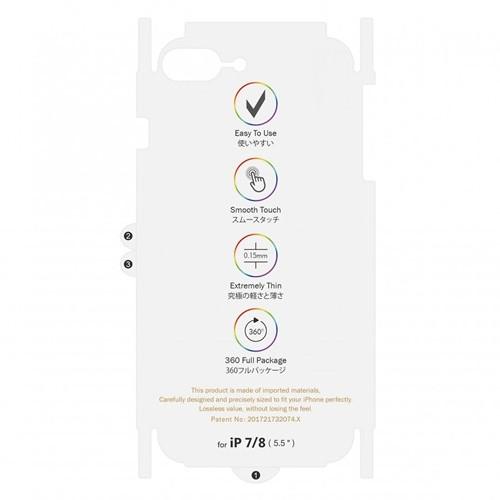 Miếng Dán PPF Mặt Sau Cho iPhone 7 Plus/ 8 Plus, Dán Mặt Lưng iPhone