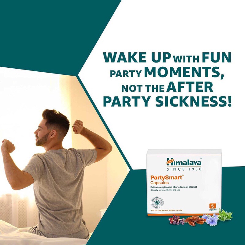 Himalaya Party Smart - Viên uống giải rượu Ấn Độ