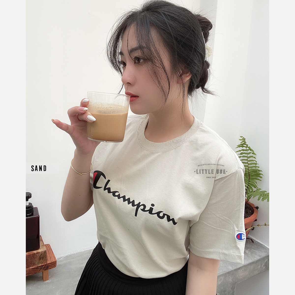 Áo thun champion logo 2022 nam nữ - unisex - usa - shipped usa