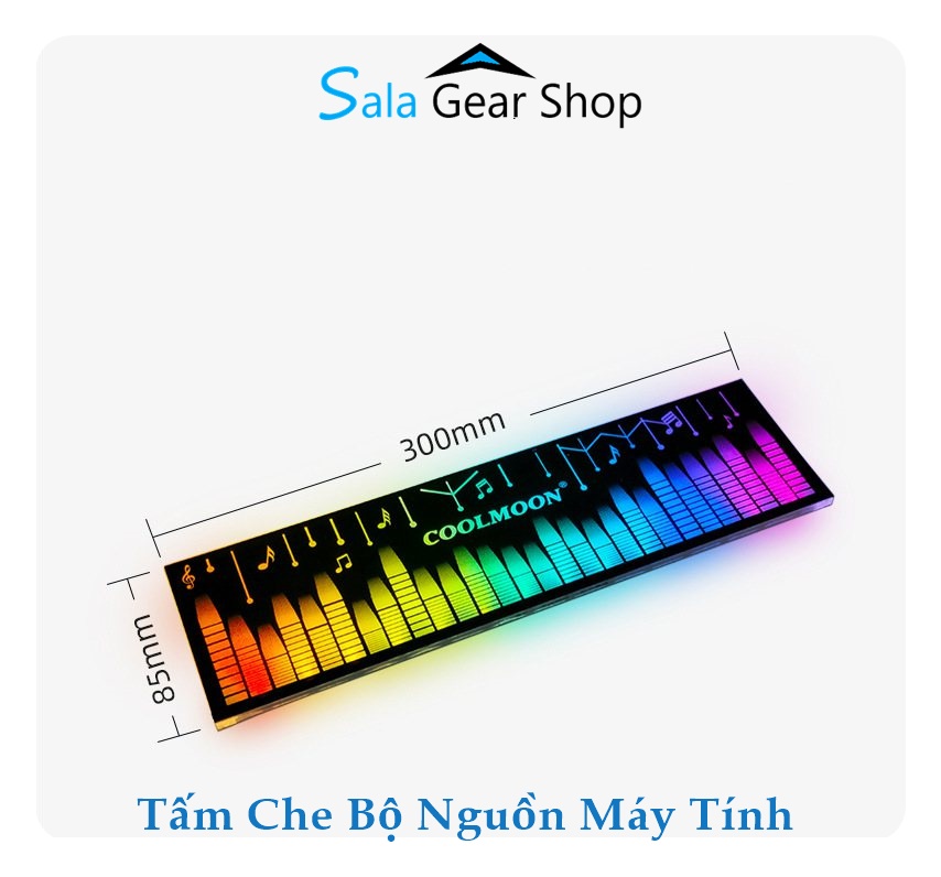 Tấm Che Nguồn Máy Tính, Cover PSU Coolmoon Led RGB, Sync Hub Coolmoon