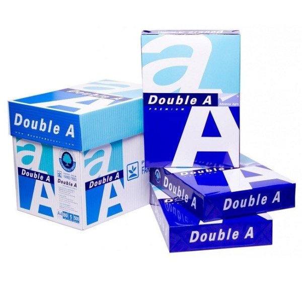 Giấy A4 Double A 70 gsm chất liệu giấy cao cấp đạt chuẩn thích hợp dùng trong văn phòng trường học