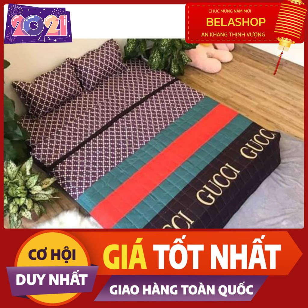 Set ga gối 1m8 cotton poly m83736