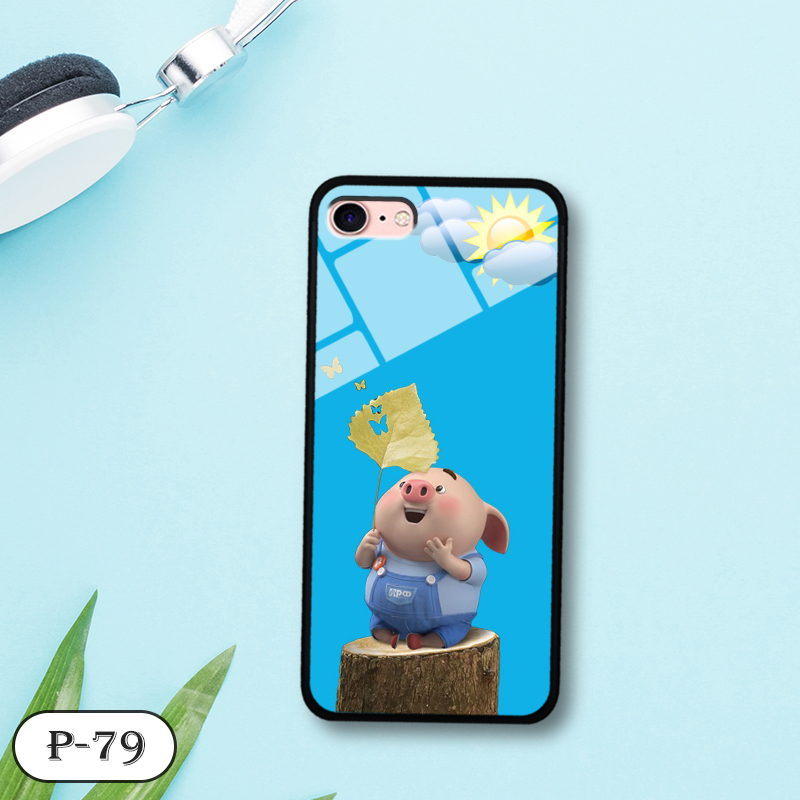 Ốp kính 3D cute IPHONE 7
