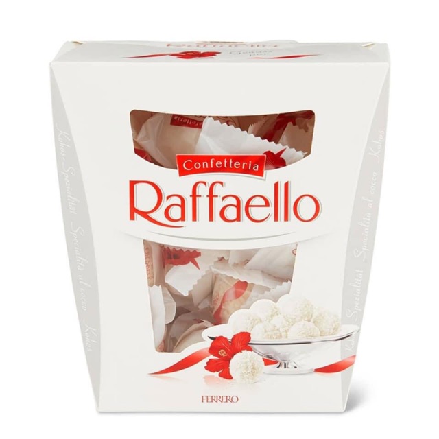 Kẹo Socola bọc dừa Raffaello ngon ngất ngây hộp 150g, 230g
