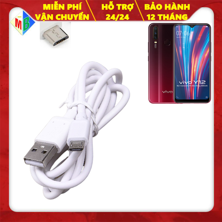 Cáp sạc nhanh cho vivo y12 chui micro usb