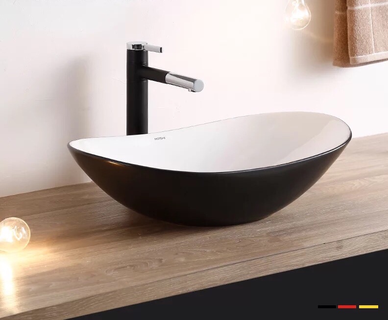 Chậu Lavabo rửa mặt đặt bàn cao cấp EBEC LV-03