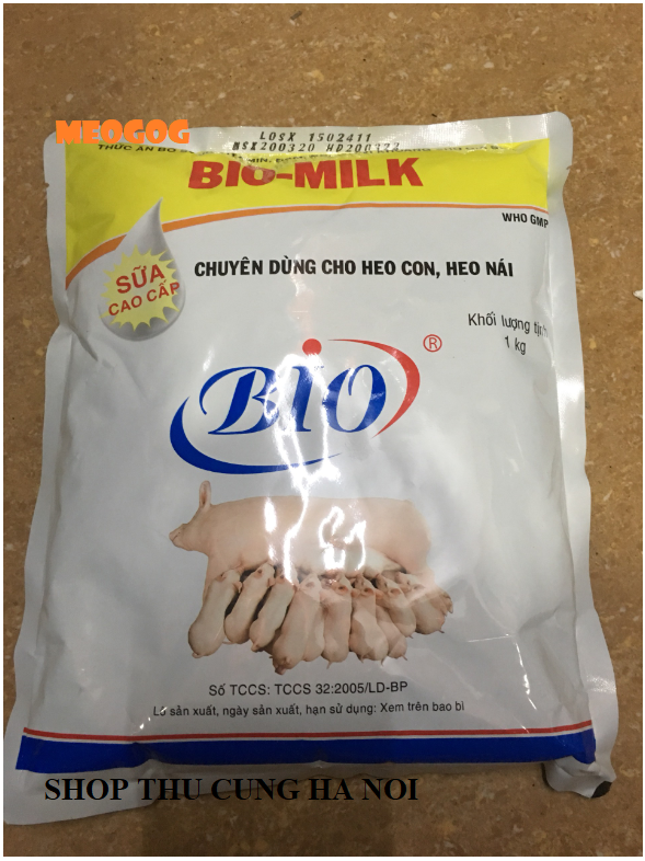 BIO Milk 1Kg- Sữa Cao cấp chuyên dùng cho heo con và heo nái - PET UNIVERSE