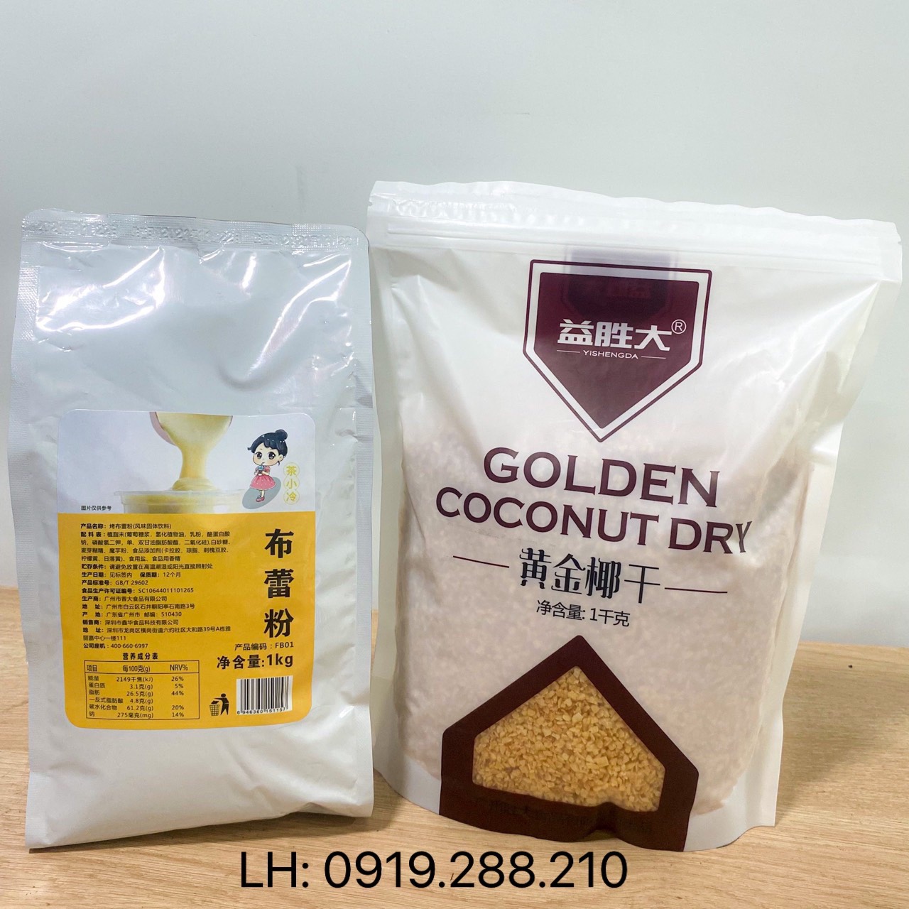 Bột Kem Trứng Xiaka 1kg (Kem trứng búp bê)