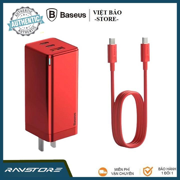 [HÀNG CHÍNH HÃNG] Củ Sạc Nhanh Baseus 65W GaN 2 Pro - Sạc iphone, samsung, macbook- [Bảo hành 6 tháng]