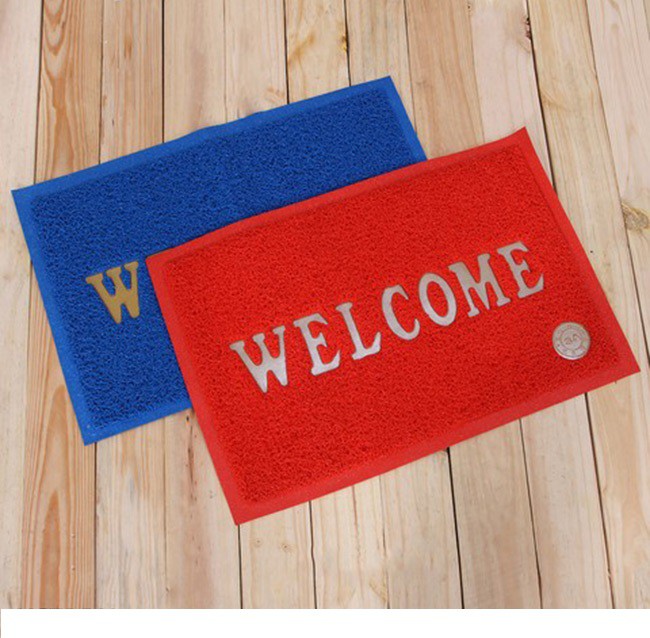 Thảm nhựa lau chân welcome 60 x 90cm