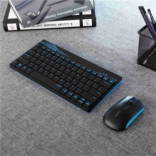 Bộ bàn phím chuột không dây Rapoo 8000 USB-Wireless