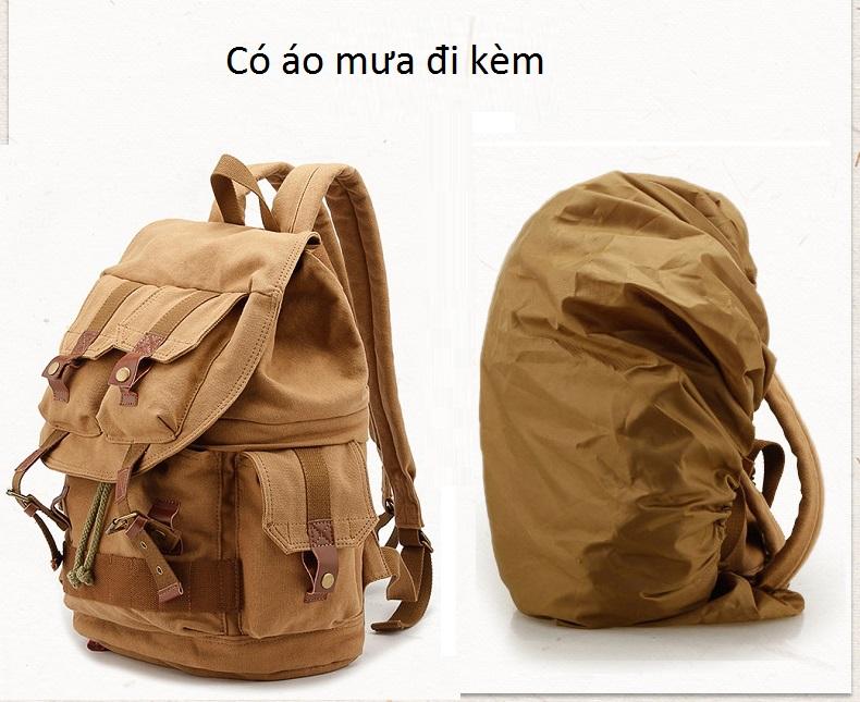[HCM]Balo máy ảnh  canvas half photo.