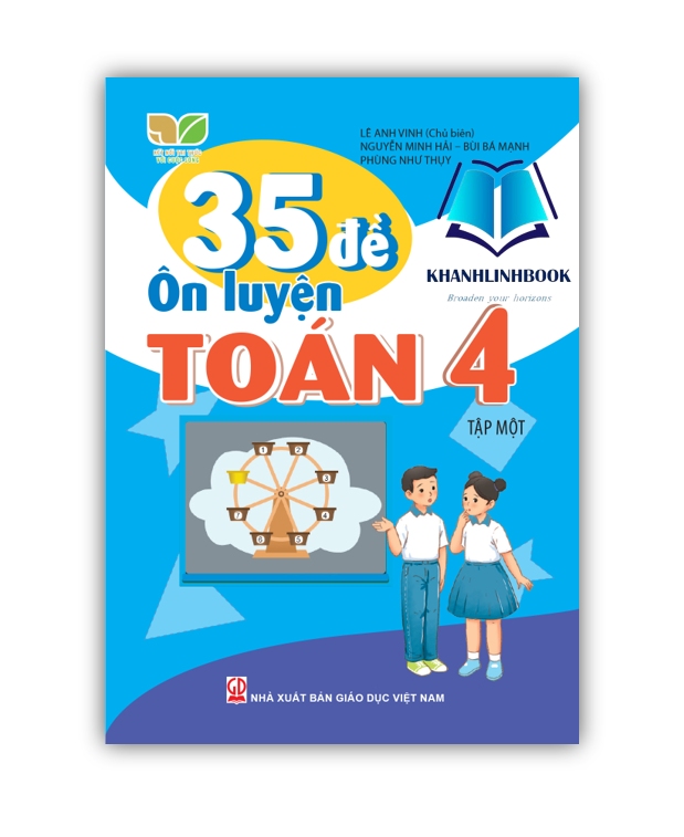 Sách - Combo 35 Đề ôn luyện Toán 4 tập 1 + 2 (Kết nối tri thức với cuộc sống)