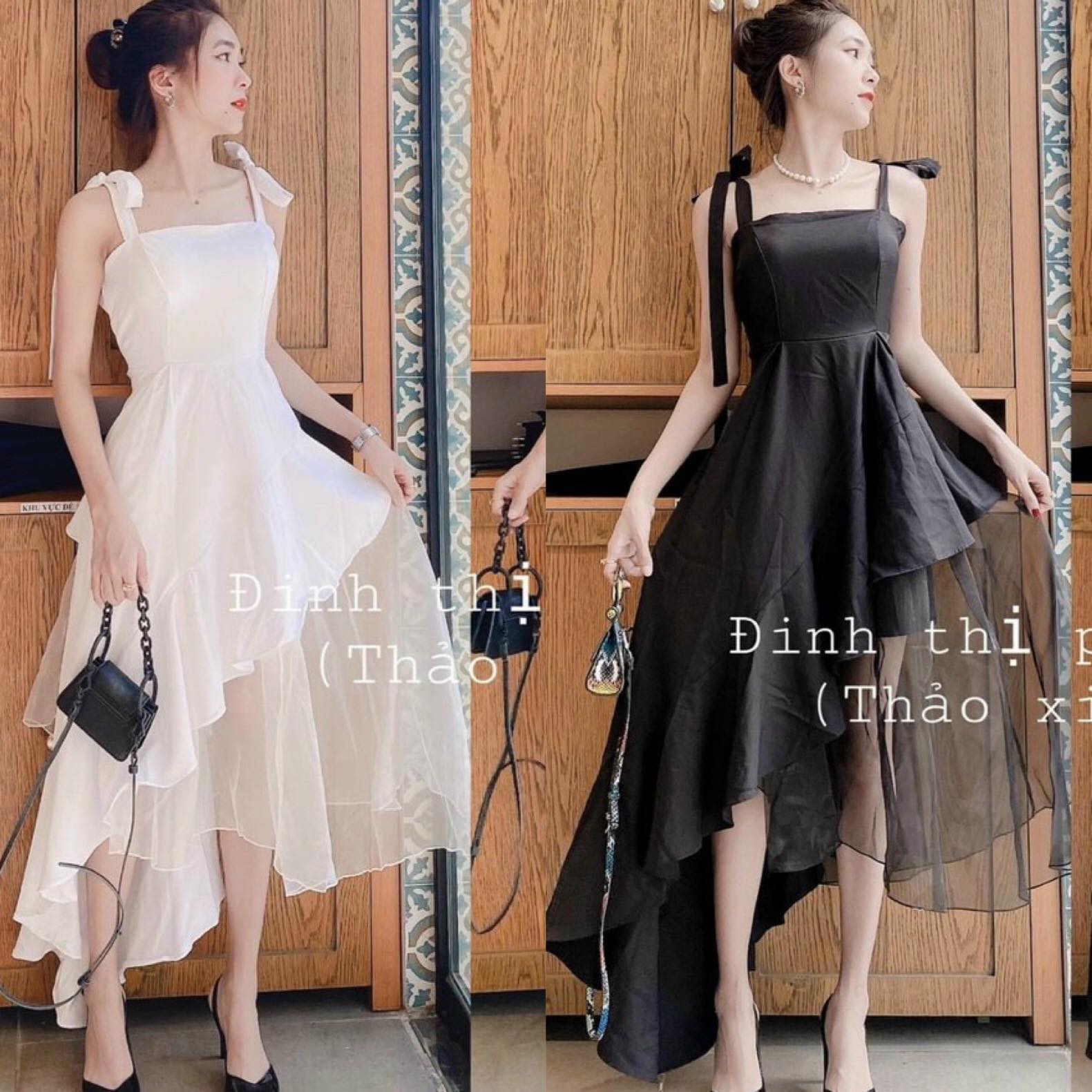 [HCM]HOT Đầm xòe 2S lụa phối voan kiếng 2 lớp cực sang chảnh ( Tặng kèm phụ kiện NB Jewerly )
