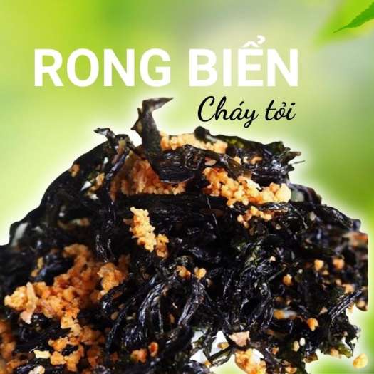 COMBO 4 HỦ RONG BIỂN CHÁY TỎI (HŨ 70GR)
