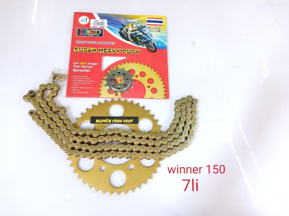 sên nhông dĩa xe winner 150 7li