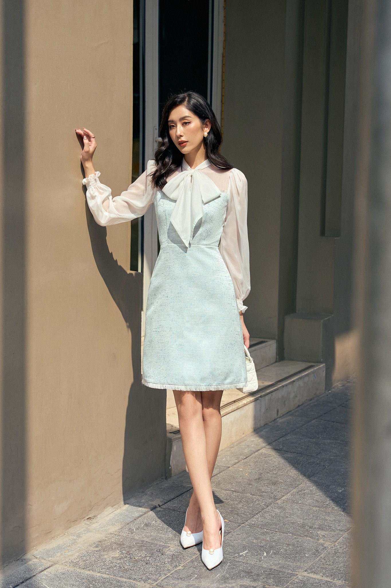 OLV - Đầm Kayden Tweed Dress