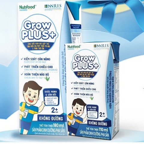Lốc 4 Hộp SBPS GrowPLUS+2+ (Trắng) 180ml