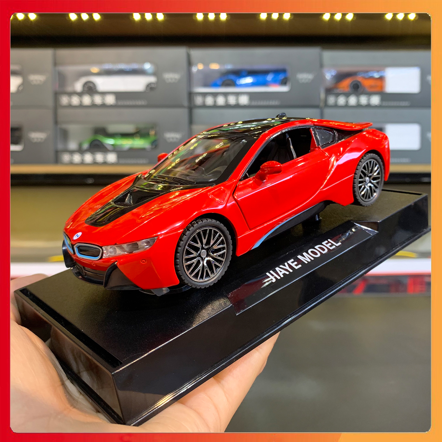 Xe mô hình BMW i8 tỉ lệ 1:32 Double Horses