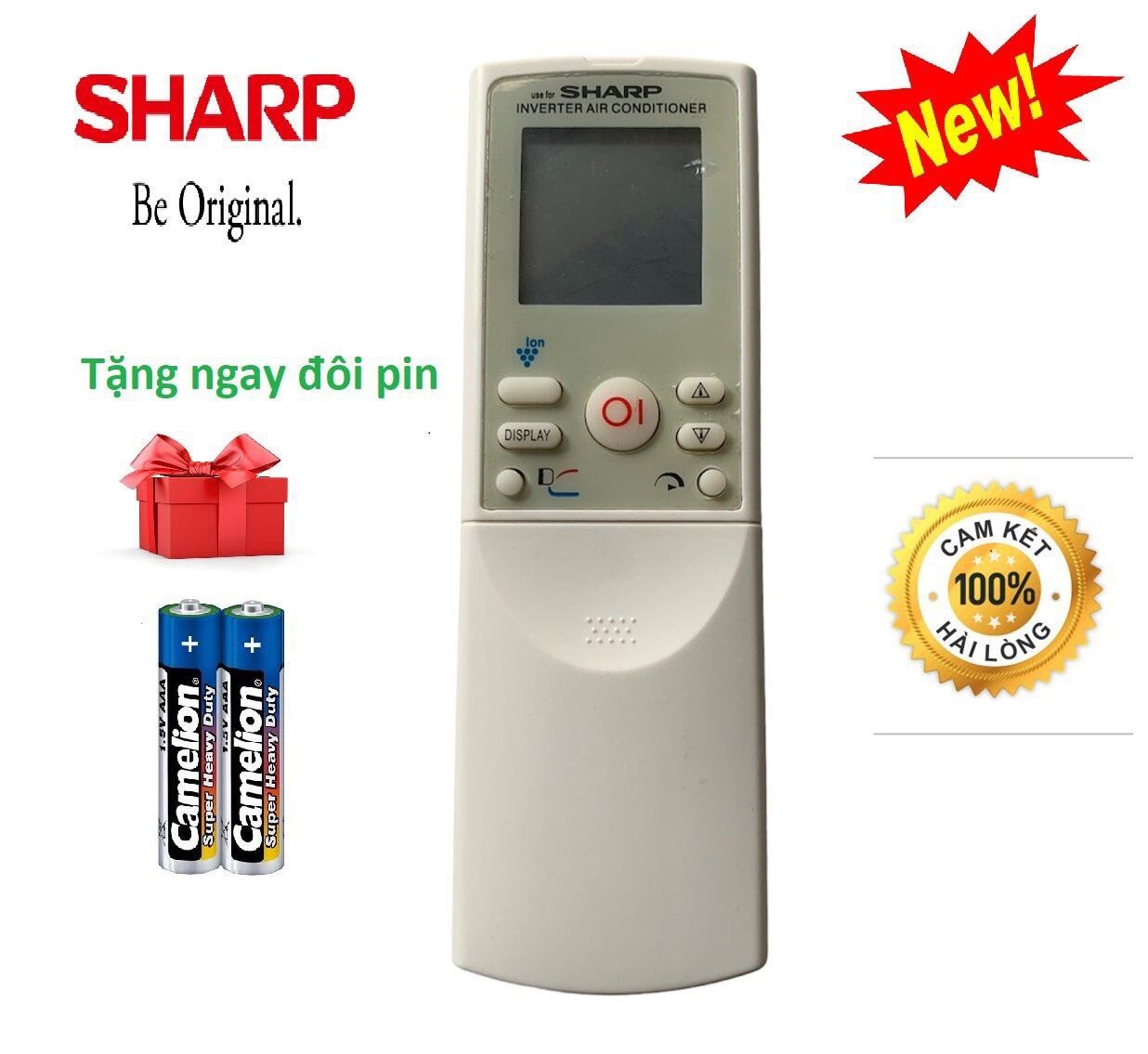 Điều khiển điều hoà Sharp các dòng Sharp - Hàng tốt, tặng kèm Pin