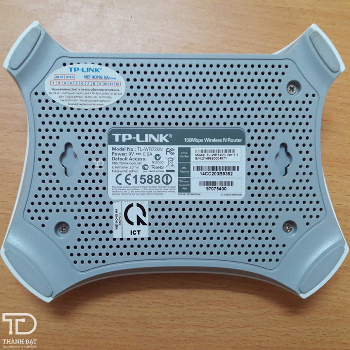 Bộ phát sóng wifi 720N (kèm dây mạng)