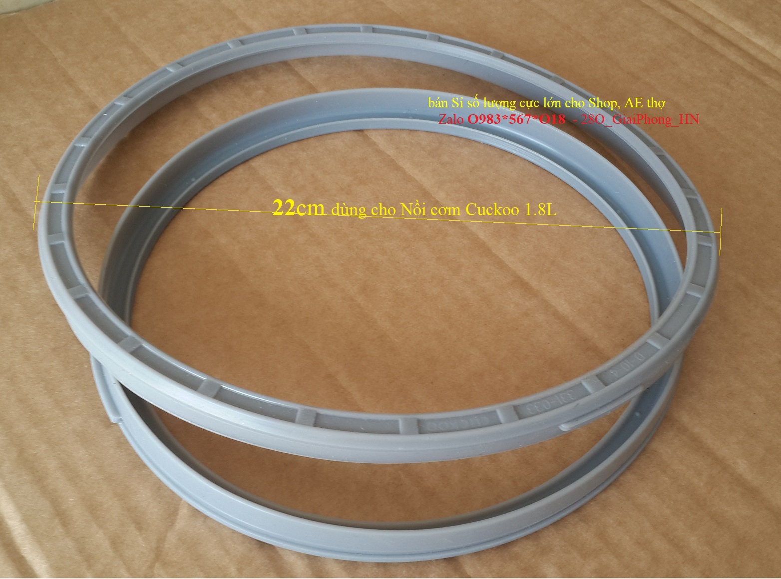 Gioăng đơn nồi cơm điện Cuckoo 1.8lit mã 331-033