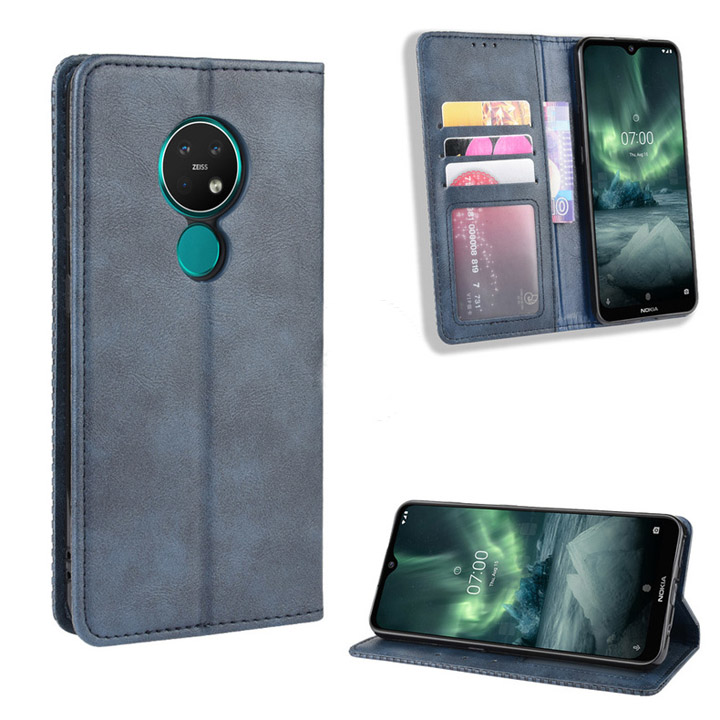 Bao da Nokia 7.2 dạng ví Luxury Leather