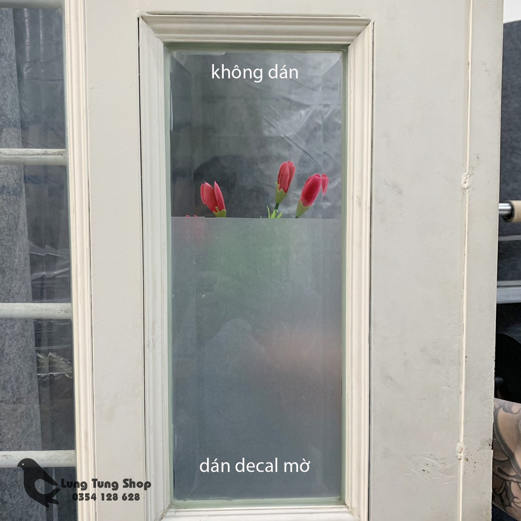 Decal mờ dán kính - Decal làm mờ kính khổ 1,2m