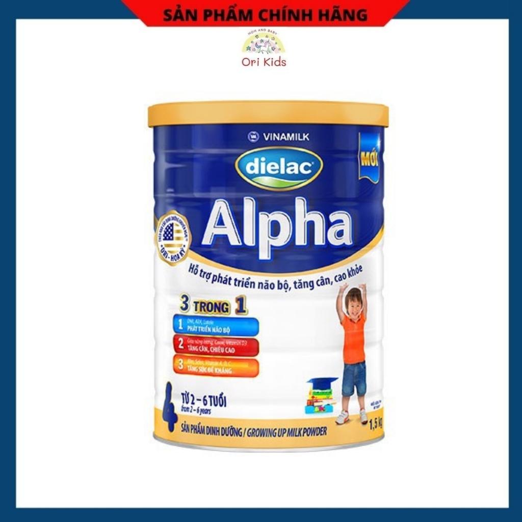 Sữa bột dielac Alpha số 4 1.5kg (tf 2-6 tuổi) Ori Kids