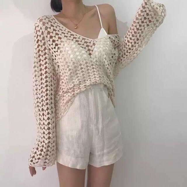 Áo lưới đi biển siêu sang chảnh