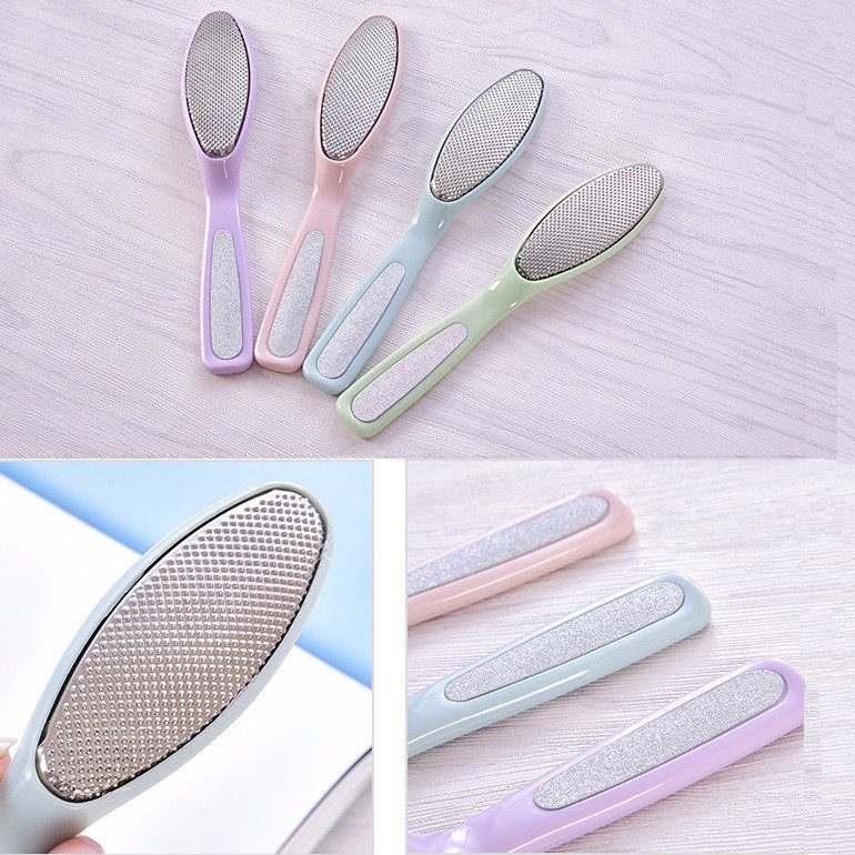 [HCM]DỤNG CỤ CHÀ GÓT CHÂN BẰNG THÉP 2 TRONG 1