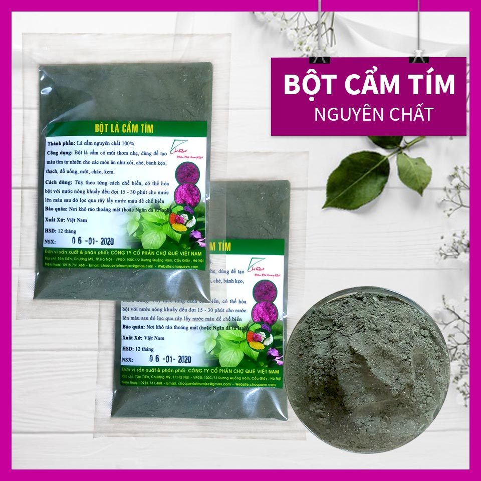 Bột Cẩm Tím Gói 50g