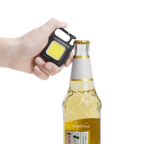 Đèn Pin Móc Khóa Mini Siêu Sáng Đèn LED COD Mini Bỏ Túi Sạc Type C