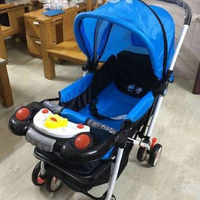 Xe Đẩy 2 chiều 3 tư thế QD109 (Có Phanh Hãm + Mái Che + Giỏ Để Đồ)