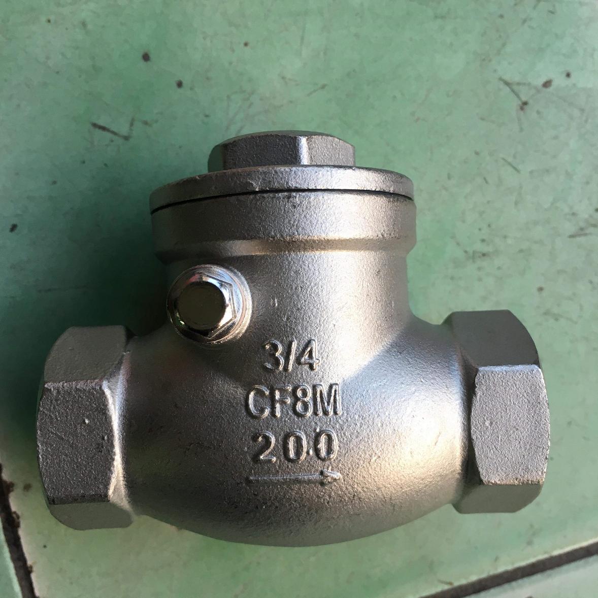 Van 1 chiều lá lật inox 304 phi 27