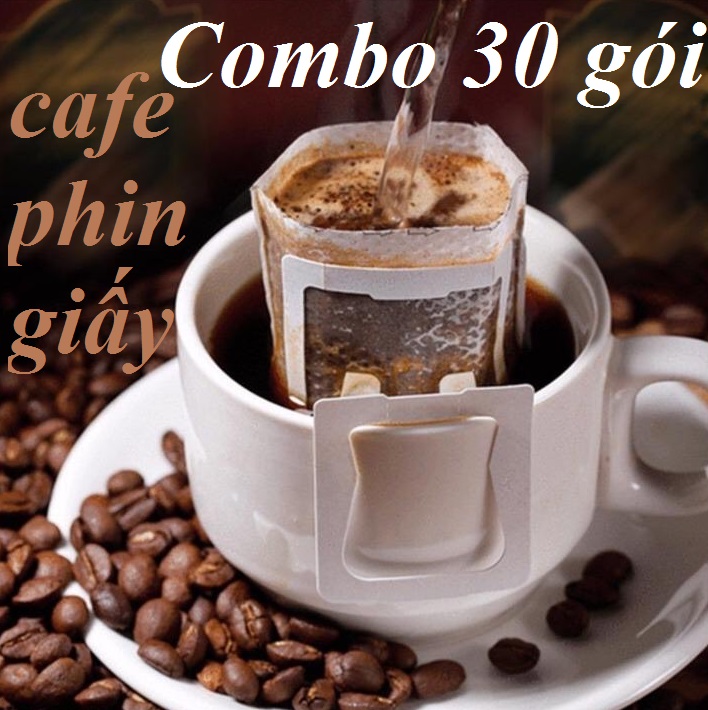 30 GÓI CÀ PHÊ PHIN GIẤY (20g x 30 gói)