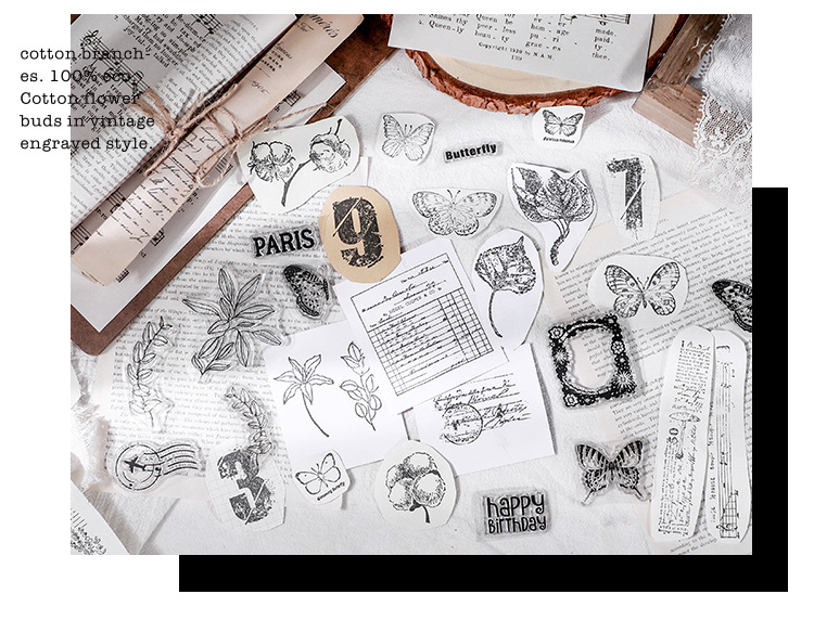 Con Dấu Clear Stamp Trong Suốt Làm Bullet Journal