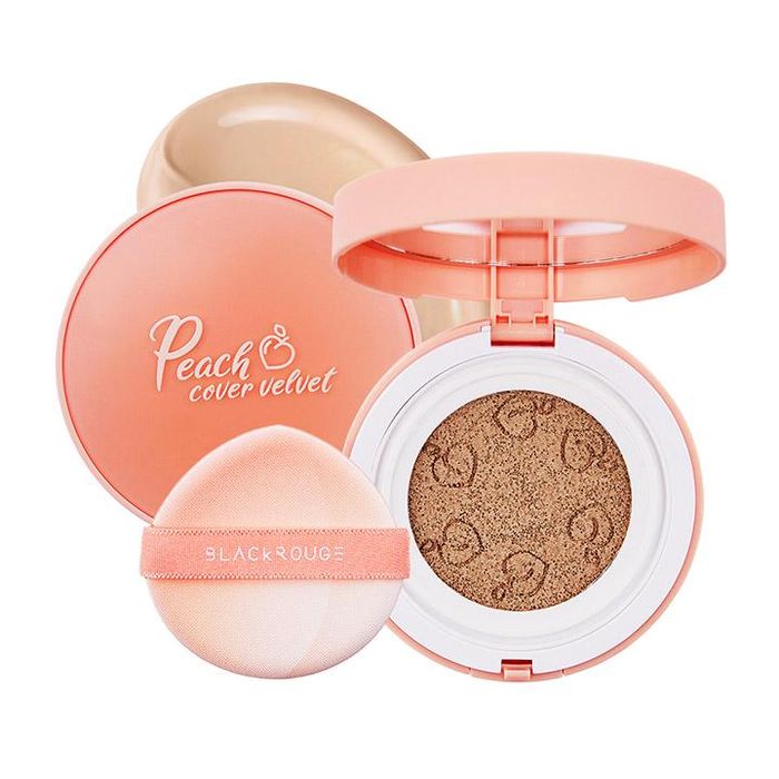Phấn Nước Black Rouge Peach Cover Velvet Cushion