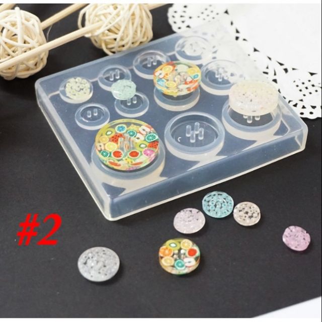 Khuôn Silicone Đúc Nút Áo Resin - Trường Thịnh Sài Gòn