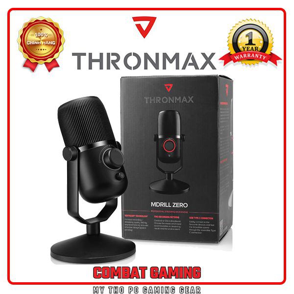 Micro Thu Âm THRONMAX MDRILL ZERO JET BLACK