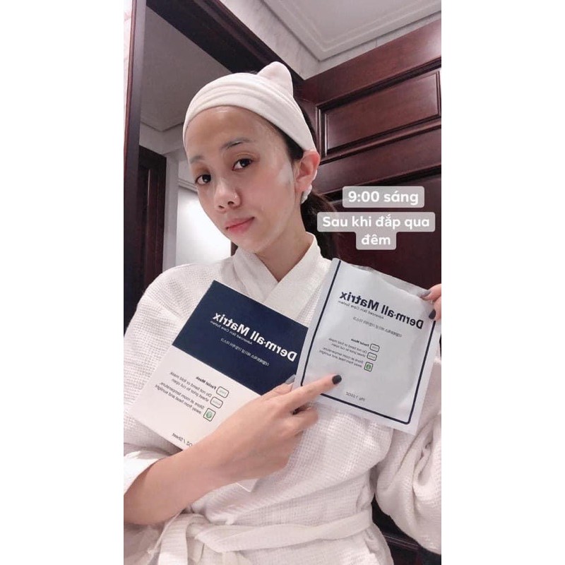 Mặt nạ derm all matrix hộp 4 miếng