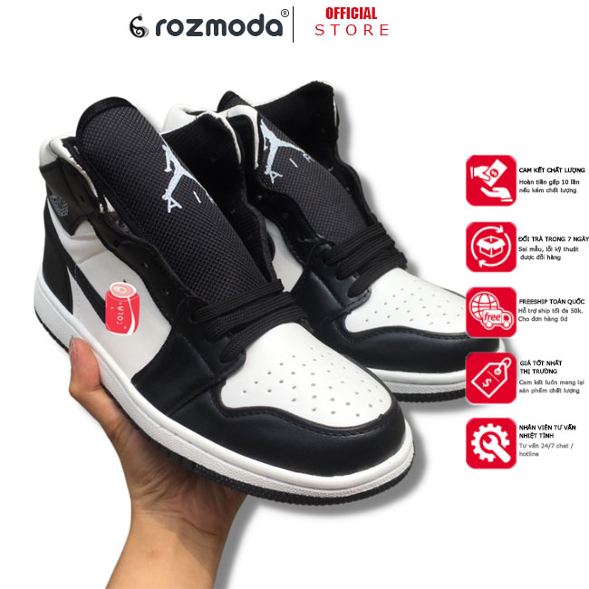 Giày thể thao sneaker nam nữ cổ cao cổ cao