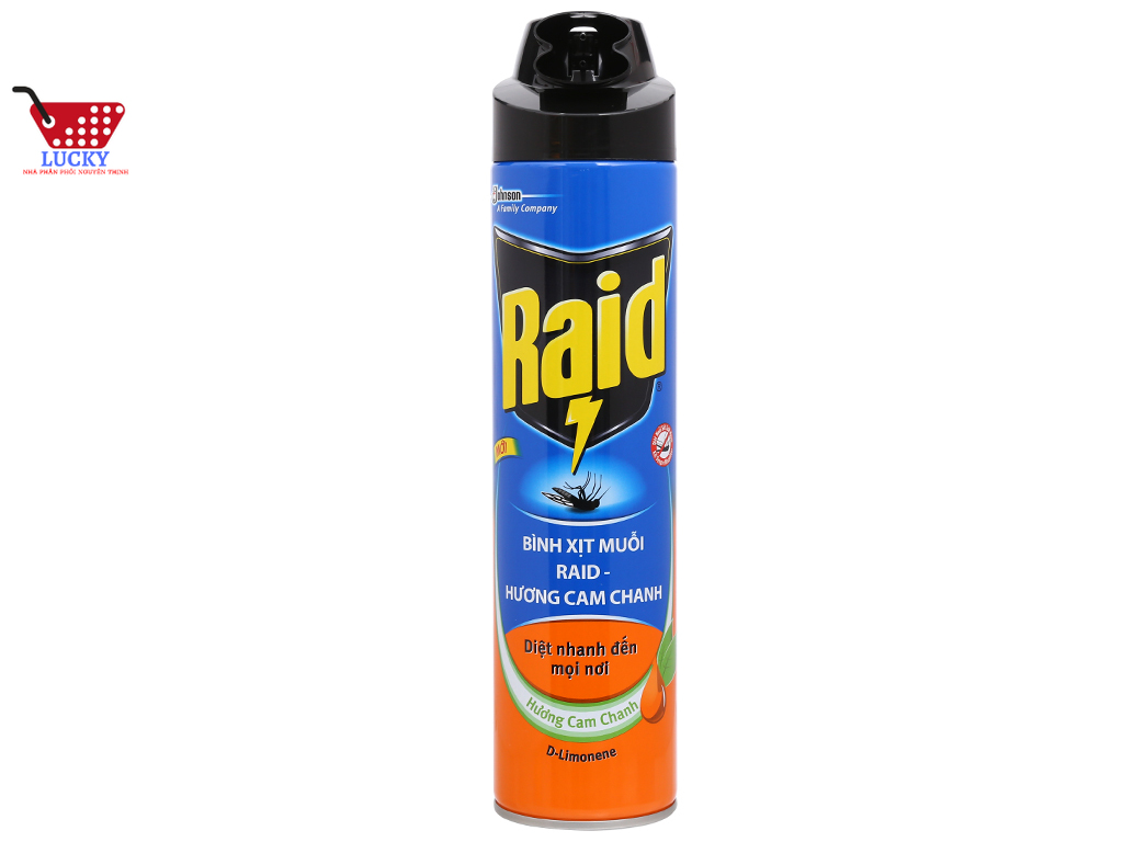 (Mới) Bình Xịt Côn Trùng Raid 600ml- Xịt Muỗi, Xịt Côn Trùng